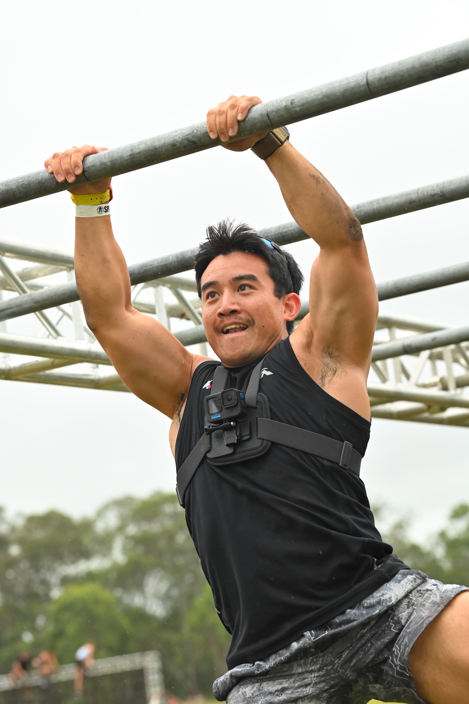 Monkey bars exercise